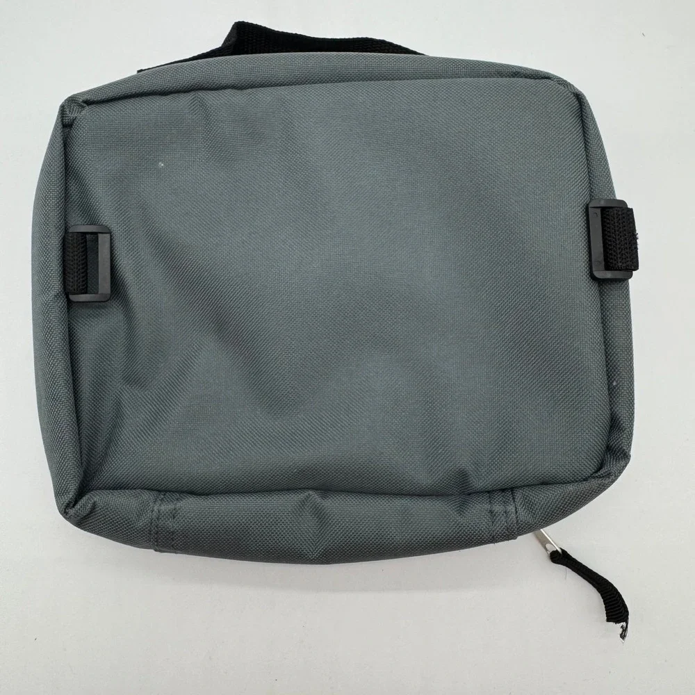 Pokemon Pikachu Charizard Insulated Lunch Bag Bioworld Grey Canvas Zip Box